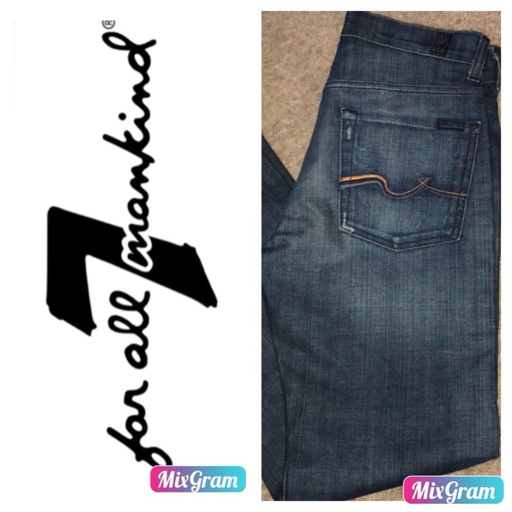 7 For All Mankind Button Fly Jeans